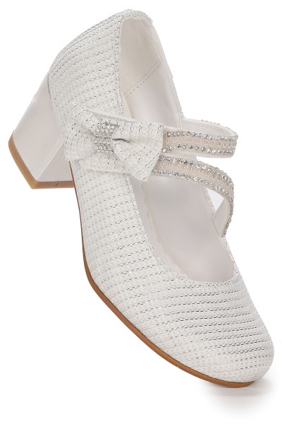 KİKO KİDS AİSHA ÇUPRA GÜNLÜK KIZ ÇOCUK 4 CM TOPUKLU ABİYE AYAKKABI