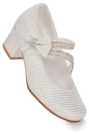 KİKO KİDS AİSHA ÇUPRA GÜNLÜK KIZ ÇOCUK 4 CM TOPUKLU ABİYE AYAKKABI