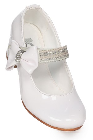 KİKO KİDS CAMELİ RUGAN GÜNLÜK KIZ ÇOCUK 4 CM TOPUKLU ABİYE AYAKKABI