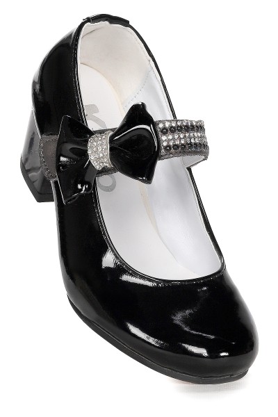 KİKO KİDS CAMELİ RUGAN GÜNLÜK KIZ ÇOCUK 4 CM TOPUKLU ABİYE AYAKKABI