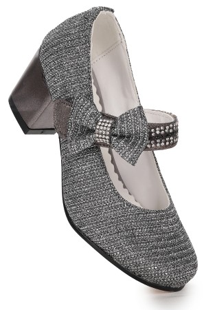 KİKO KİDS CAMELİ ÇUPRA GÜNLÜK KIZ ÇOCUK 4 CM TOPUKLU ABİYE AYAKKABI