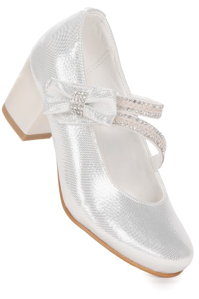 KİKO KİDS AİSHA VAKKO GÜNLÜK KIZ ÇOCUK 4 CM TOPUKLU ABİYE AYAKKABI