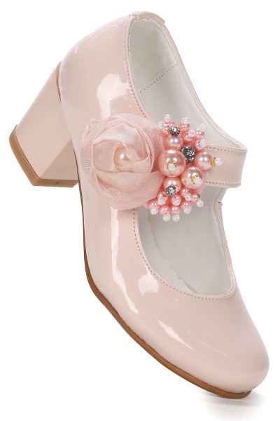 KİKO KİDS ANGELİNA RUGAN GÜNLÜK KIZ ÇOCUK 4 CM TOPUKLU ABİYE AYAKKABI