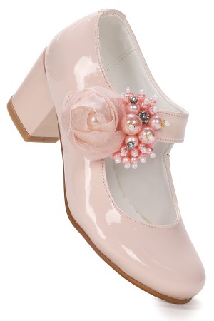 KİKO KİDS ANGELİNA RUGAN GÜNLÜK KIZ ÇOCUK 4 CM TOPUKLU ABİYE AYAKKABI