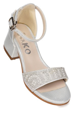 KİKO KİDS HEİDİ VAKKO GÜNLÜK KIZ ÇOCUK 3 CM TOPUKLU SANDALET ABİYE AYAKKABI