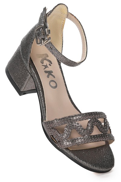 KİKO KİDS ELSE GÜNLÜK KIZ ÇOCUK 3 CM TOPUKLU SANDALET ABİYE AYAKKABI