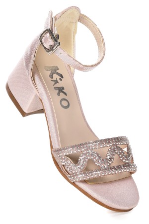 KİKO KİDS ELSE GÜNLÜK KIZ ÇOCUK 3 CM TOPUKLU SANDALET ABİYE AYAKKABI