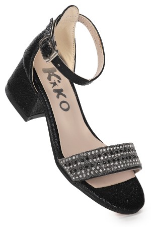 KİKO KİDS ELİNOR ÇATLAK GÜNLÜK KIZ ÇOCUK 3 CM TOPUKLU SANDALET ABİYE AYAKKABI