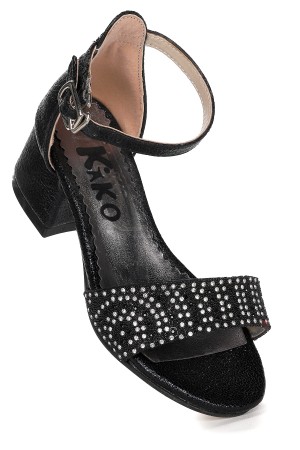 KİKO KİDS HEİDİ ÇATLAK GÜNLÜK KIZ ÇOCUK 3 CM TOPUKLU SANDALET ABİYE AYAKKABI