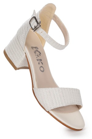 KİKO KİDS ALEXA GÜNLÜK KIZ ÇOCUK 3 CM TOPUKLU SANDALET ABİYE AYAKKABI