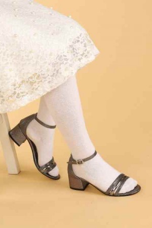 KİKO KİDS HELENA ÇATLAK GÜNLÜK KIZ ÇOCUK 3 CM TOPUKLU SANDALET ABİYE AYAKKABI