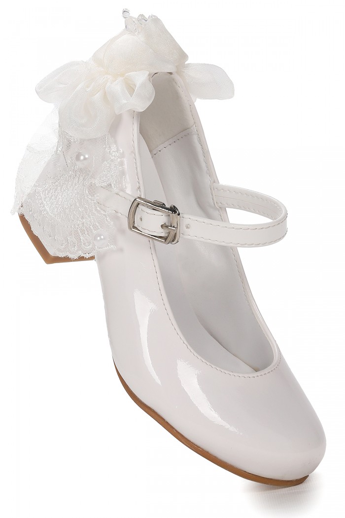 KİKO KİDS CARA RUGAN GÜNLÜK KIZ ÇOCUK 4 CM TOPUKLU ABİYE AYAKKABI