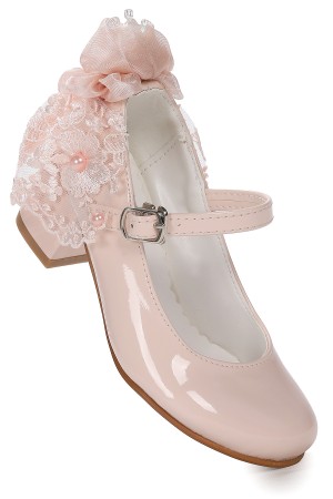 KİKO KİDS CARA RUGAN GÜNLÜK KIZ ÇOCUK 4 CM TOPUKLU ABİYE AYAKKABI