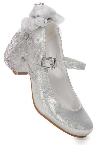 KİKO KİDS CARA VAKKO GÜNLÜK KIZ ÇOCUK 4 CM TOPUKLU ABİYE AYAKKABI