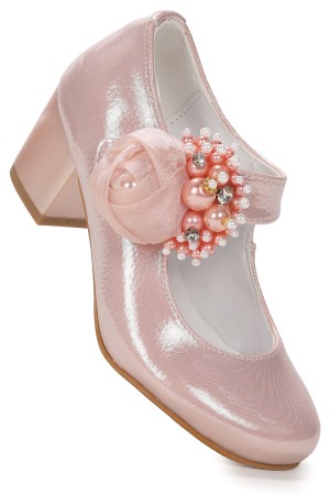 KİKO KİDS ANGELİNA VAKKO GÜNLÜK KIZ ÇOCUK 4 CM TOPUKLU ABİYE AYAKKABI