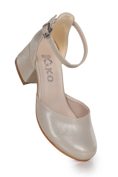 KİKO KİDS ANGELİCA GÜNLÜK KIZ ÇOCUK 3 CM TOPUKLU SANDALET ABİYE AYAKKABI