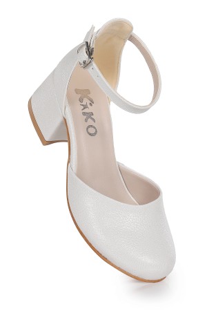 KİKO KİDS ANGELİCA GÜNLÜK KIZ ÇOCUK 3 CM TOPUKLU SANDALET ABİYE AYAKKABI