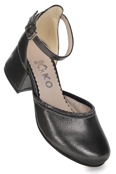 KİKO KİDS RESSA VAKKO TAŞLI KIZ ÇOCUK 5 CM TOPUKLU SANDALET ABİYE AYAKKABI