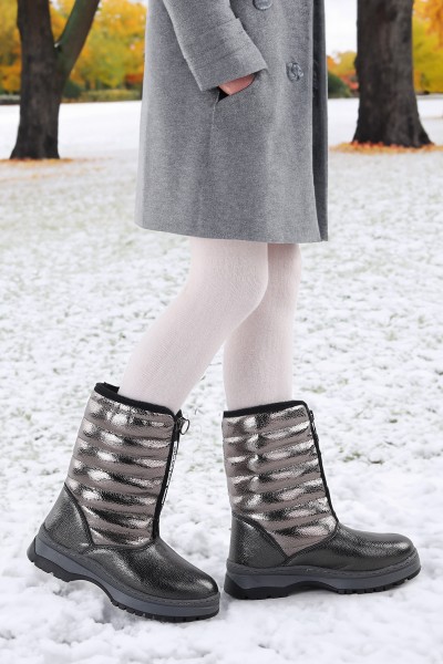 KİKO KİDS VAKKO FERMUARLI KIZ ÇOCUK KAR BOTU ARZ 2732