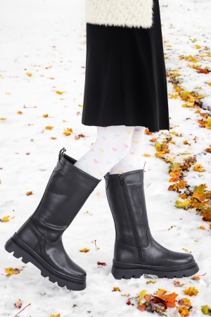 KİKO KİDS 500 UZUN FERMUARLI KIZ ÇOCUK ÇİZME BOT