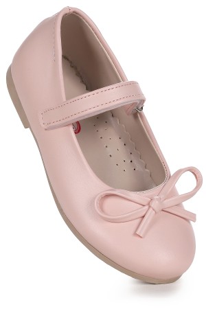 KİKO KİDS BARBE CİLT FİYONKLU CIRTLI KIZ ÇOCUK BABET AYAKKABI