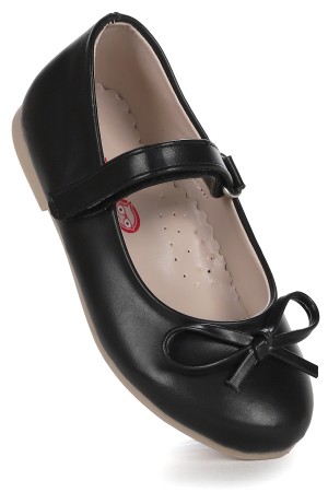 KİKO KİDS BARBE CİLT FİYONKLU CIRTLI KIZ ÇOCUK BABET AYAKKABI