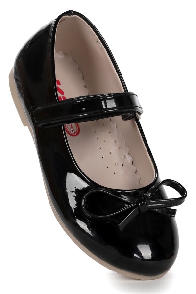 KİKO KİDS BARBE RUGAN FİYONKLU CIRTLI KIZ ÇOCUK BABET AYAKKABI