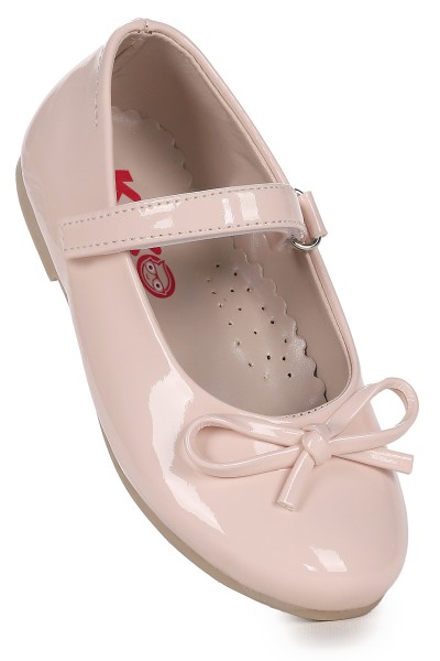 KİKO KİDS BARBE RUGAN FİYONKLU CIRTLI KIZ ÇOCUK BABET AYAKKABI