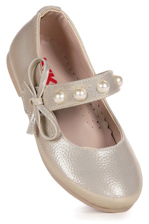 KİKO KİDS BARETİ VAKKO İNCİLİ GÜNLÜK CIRTLI KIZ ÇOCUK BABET AYAKKABI