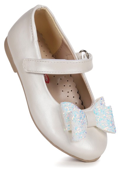 KİKO KİDS CIRTLI FİYONKLU KIZ ÇOCUK BABET AYAKKABI EGE 200 CİLT