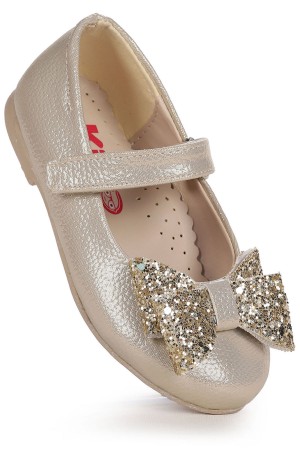 KİKO KİDS CIRTLI FİYONKLU KIZ ÇOCUK BABET AYAKKABI EGE 200 VAKKO