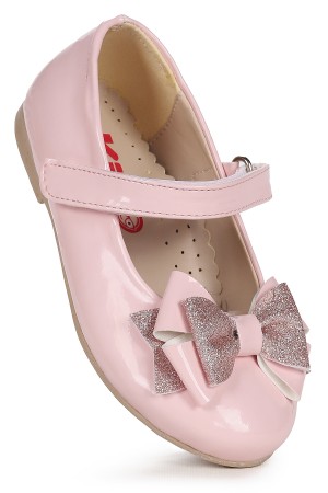 KİKO KİDS CIRTLI KUM SİM FİYONKLU KIZ ÇOCUK BABET AYAKKABI EGE 202 RUGAN