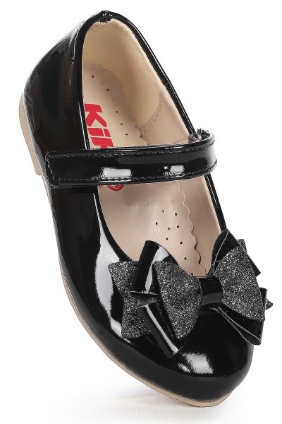 KİKO KİDS CIRTLI KUM SİM FİYONKLU KIZ ÇOCUK BABET AYAKKABI EGE 202 RUGAN