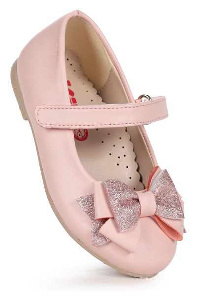 KİKO KİDS CIRTLI KUM SİM FİYONKLU KIZ ÇOCUK BABET AYAKKABI EGE 202 CİLT