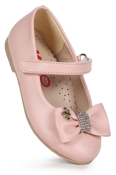 KİKO KİDS CIRTLI FİYONKLU KIZ ÇOCUK BABET AYAKKABI EGE 201 CİLT