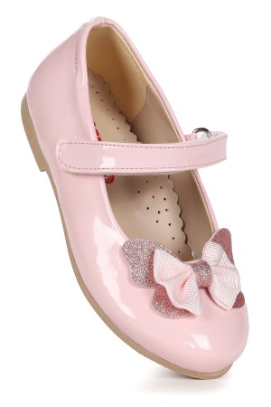 KİKO KİDS TAŞLI CIRTLI KIZ ÇOCUK FİYONKLU BABET AYAKKABI EGE 204 RUGAN