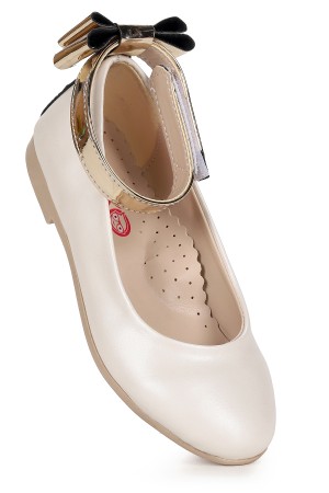 KİKO KİDS CIRTLI KIZ ÇOCUK FİYONKLU BABET AYAKKABI EGE 205 CİLT BİLEKTEN BAĞLAMALI