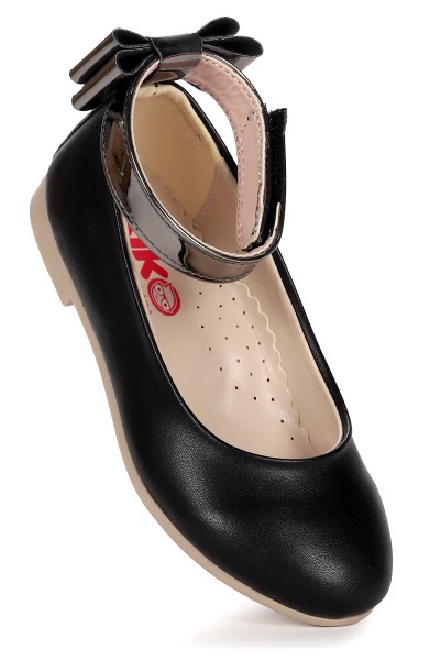 KİKO KİDS CIRTLI KIZ ÇOCUK FİYONKLU BABET AYAKKABI EGE 205 CİLT BİLEKTEN BAĞLAMALI