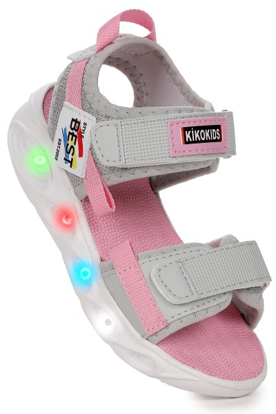 KİKO KİDS 100 IŞIKLI KIZ/ERKEK ÇOCUK CIRTLI SANDALET AYAKKABI 100