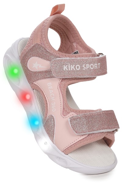 KİKO KİDS 102 SİMLİ IŞIKLI KIZ ÇOCUK CIRTLI SANDALET AYAKKABI