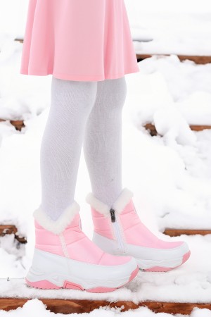 KİKO KİDS PAMELA FERMUARLI KIZ ÇOCUK KAR BOTU