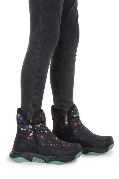 KİKO KİDS ROCCO FERMUARLI ERKEK ÇOCUK KAR BOTU