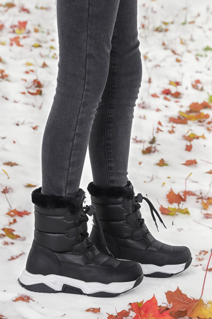 KİKO KİDS ALİSON BAĞCIKLI ERKEK ÇOCUK KAR BOTU