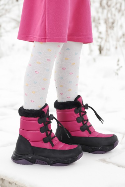 KİKO KİDS ALİSON BAĞCIKLI KIZ ÇOCUK KAR BOTU