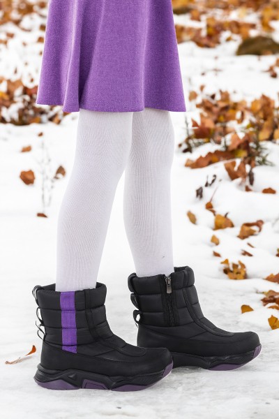 KİKO KİDS PABLO FERMUARLI KIZ ÇOCUK KAR BOTU