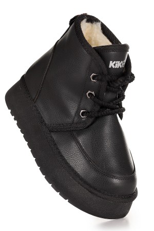 KİKO KİDS BUCK CİLT BAĞCIKLI KIZ ÇOCUK BOT AYAKKABI