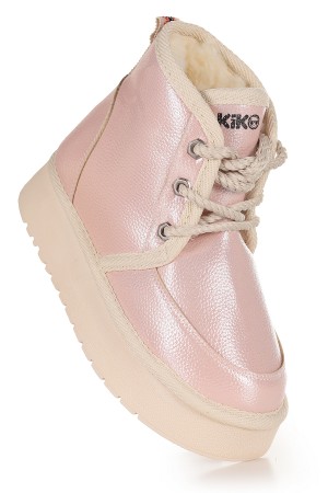 KİKO KİDS BUCK CİLT BAĞCIKLI KIZ ÇOCUK BOT AYAKKABI