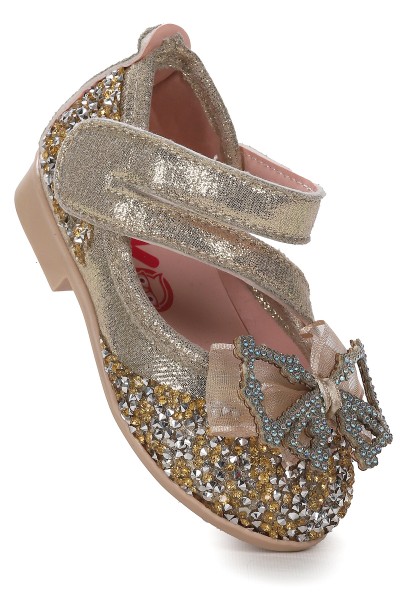 KİKO KİDS MAENA VAKKO CIRTLI FİYONKLU KIZ BEBEK BABET AYAKKABI