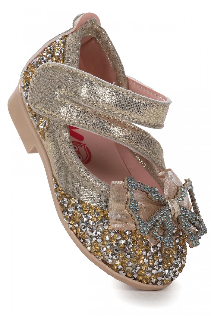 KİKO KİDS MAENA VAKKO CIRTLI FİYONKLU KIZ BEBEK BABET AYAKKABI