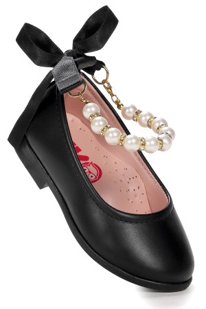 KİKO KİDS CİLT İNCİLİ LASTİKLİ KIZ BEBEK BABET AYAKKABI ARÇ 01